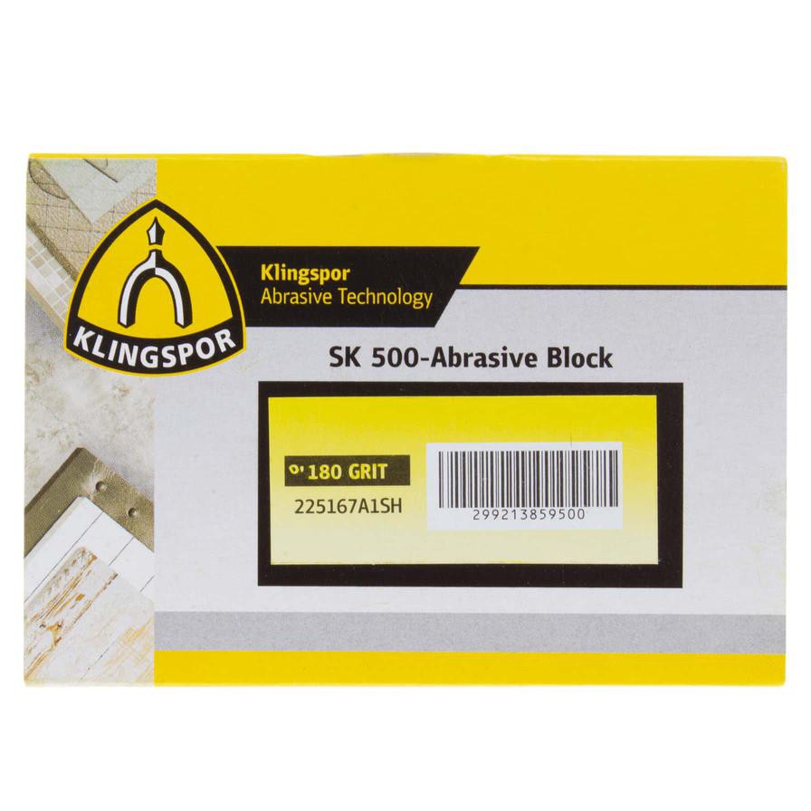 Klingspor 180 Grit Abrasive Block (7 x 10 x 2.5 cm)