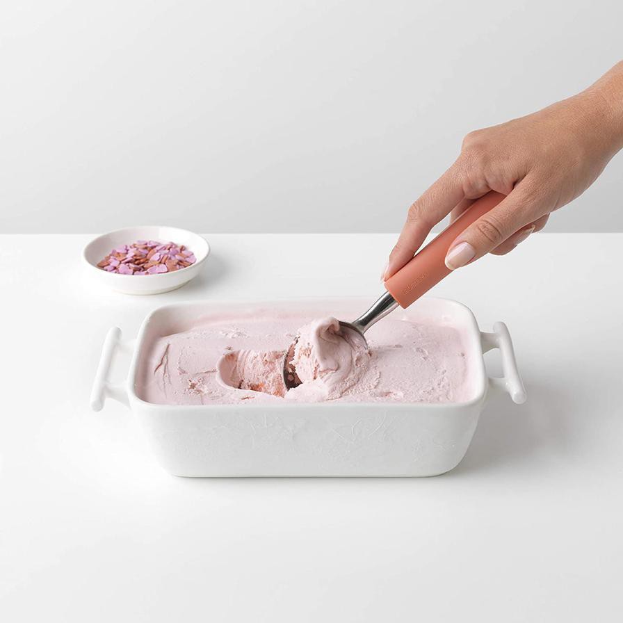 Brabantia Tasty+ Stainless Steel Ice Cream Scoop (2.4 x 4.4 x 20 cm)