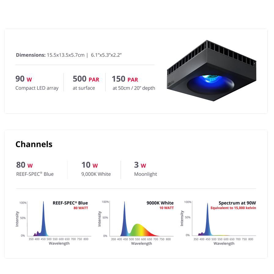 Red Sea ReefLED 90 Aquarium Lighting (90 W)