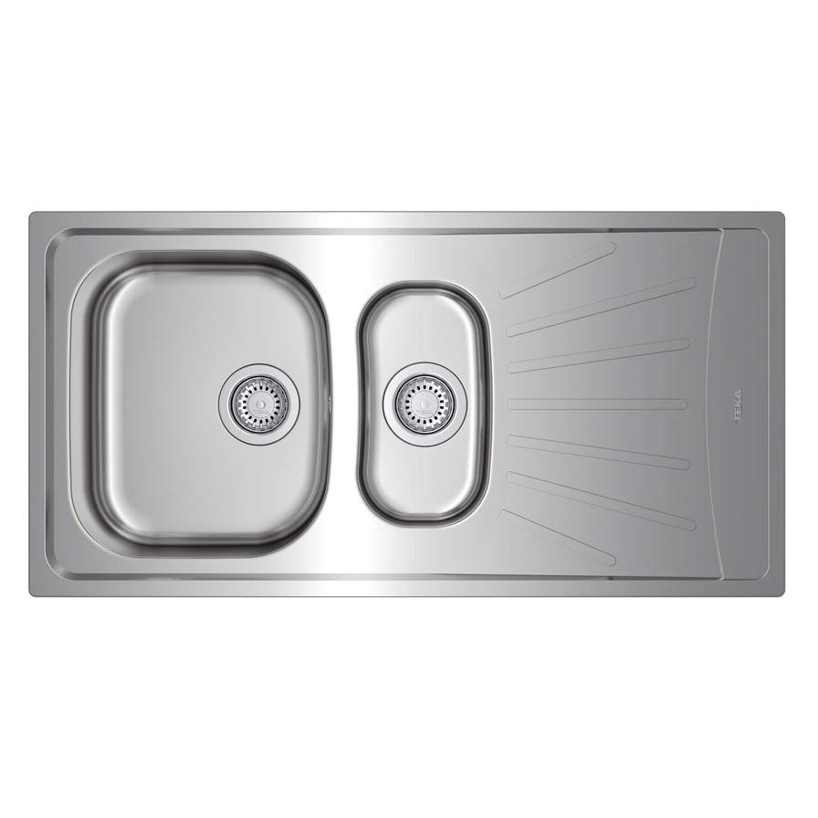 Teka Starbright Stainless Steel Inset Reversible Sink (50 x 98 cm)