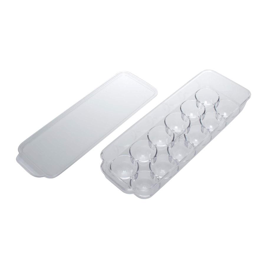 Happy Mom Plastic Refrigerator Egg Tray W/Lid