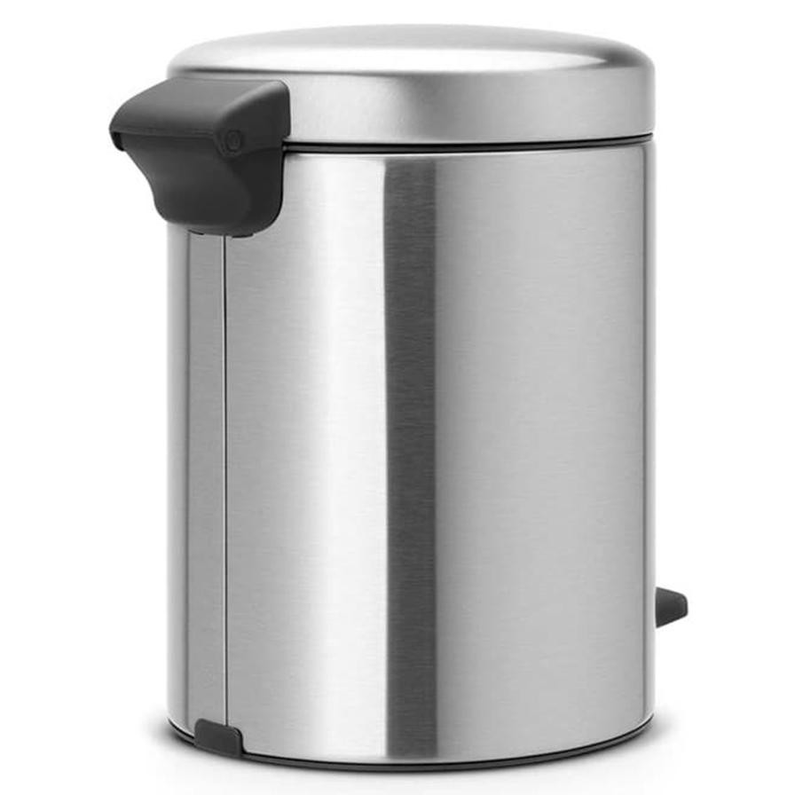 Brabantia NewIcon Pedal Bin (5 L, Matt Steel)