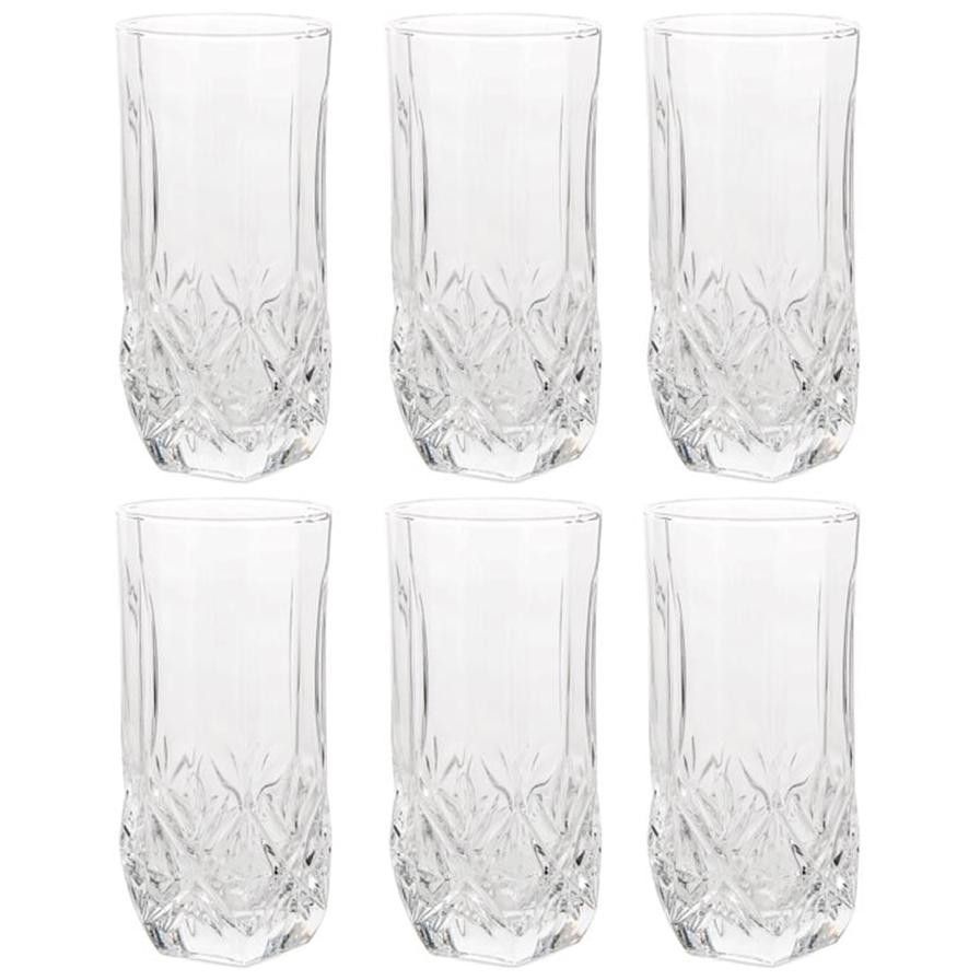 Luminarc Brighton Glass Drinkware Set (Set of 7)