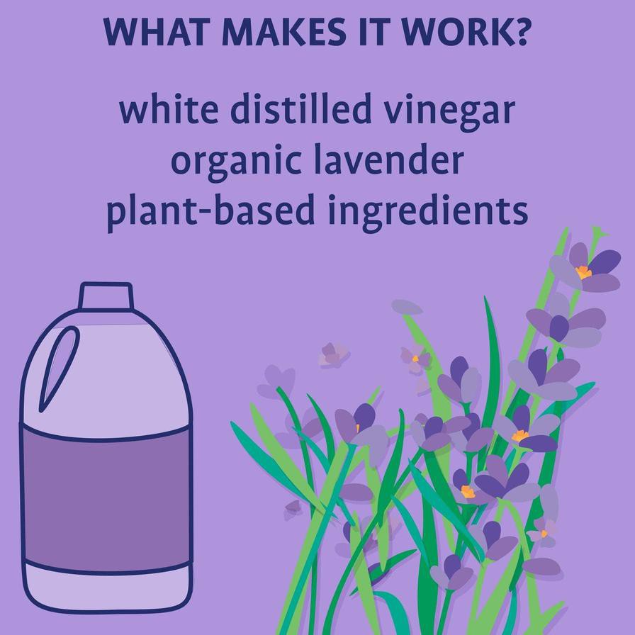 Originally Yellow Plant-Based All Purpose Vinegar Cleaner (1.8 L, Lavender)