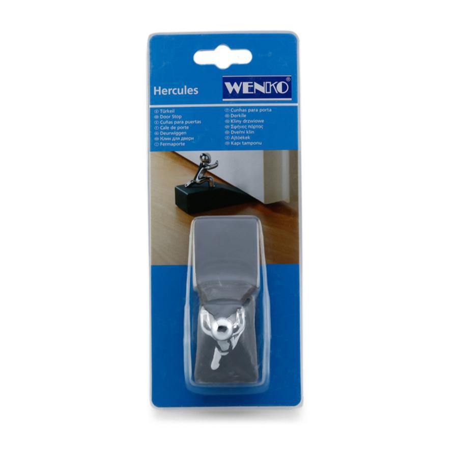 Wenko Hercules Door Wedge (Black/Silver)