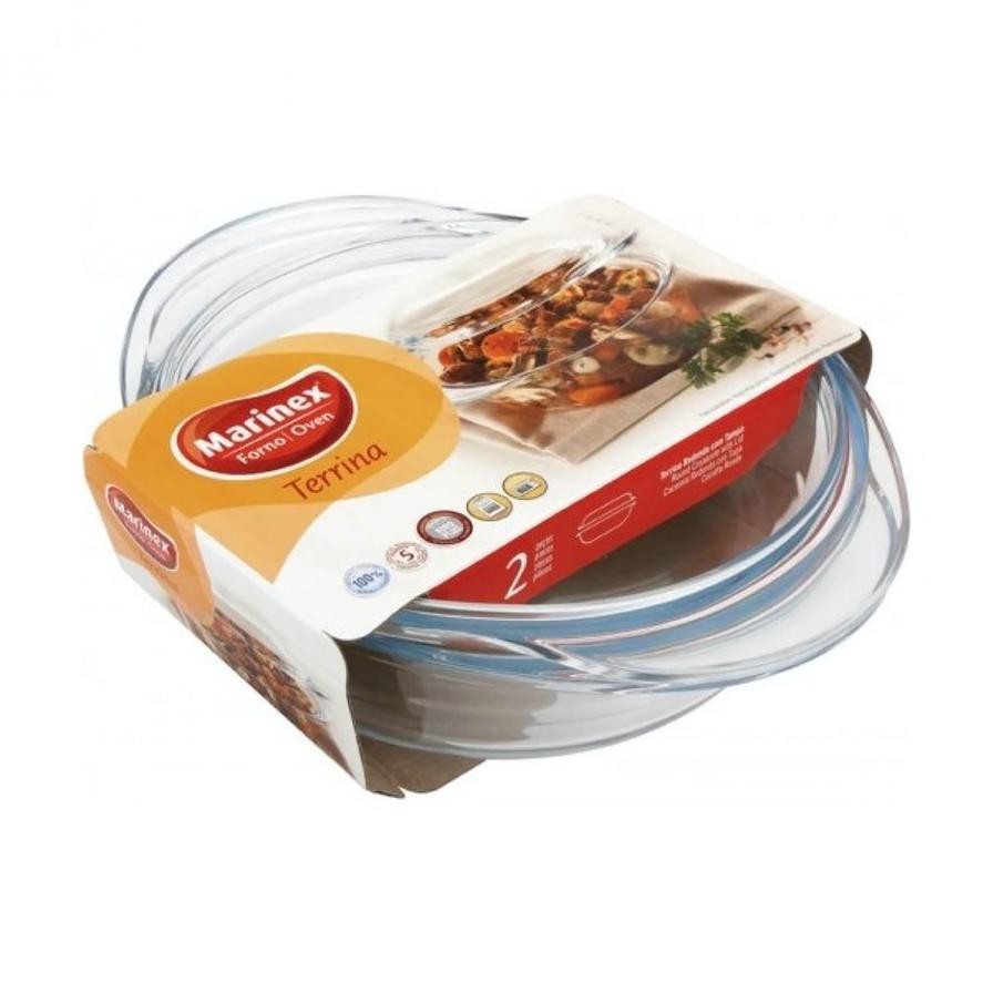 Marinex Round Casserole W/ Glass Lid (1 L)