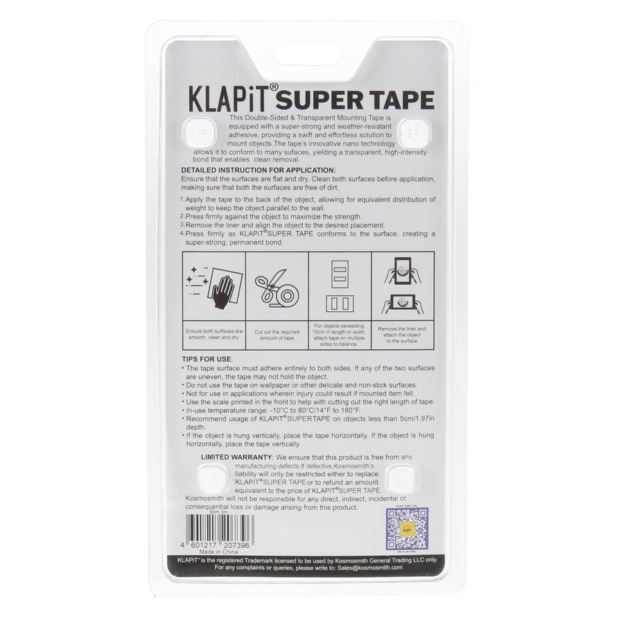 KLAPiT Super Tape Slim (300 cm)