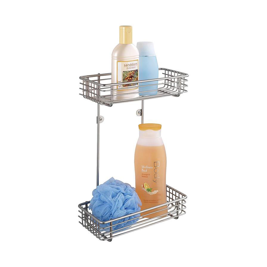 Wenko Milano 2-Tier Bathroom Rack (25 x 12 x 37 cm)