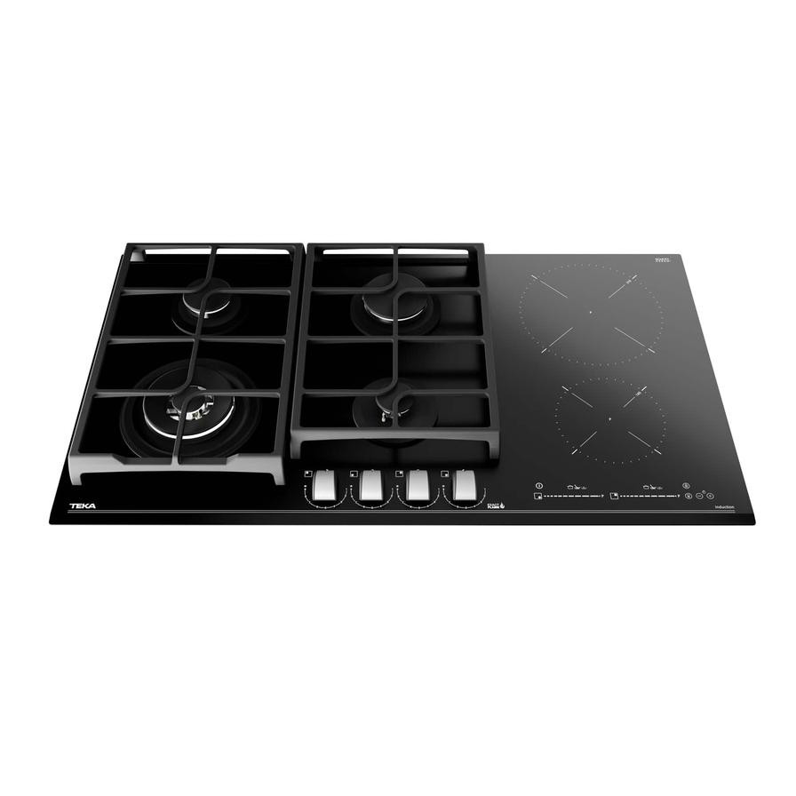 Teka Built-In 6 Zones Gas/Induction Hob, JZC 96342 BB (5.5 x 90 x 51 cm)