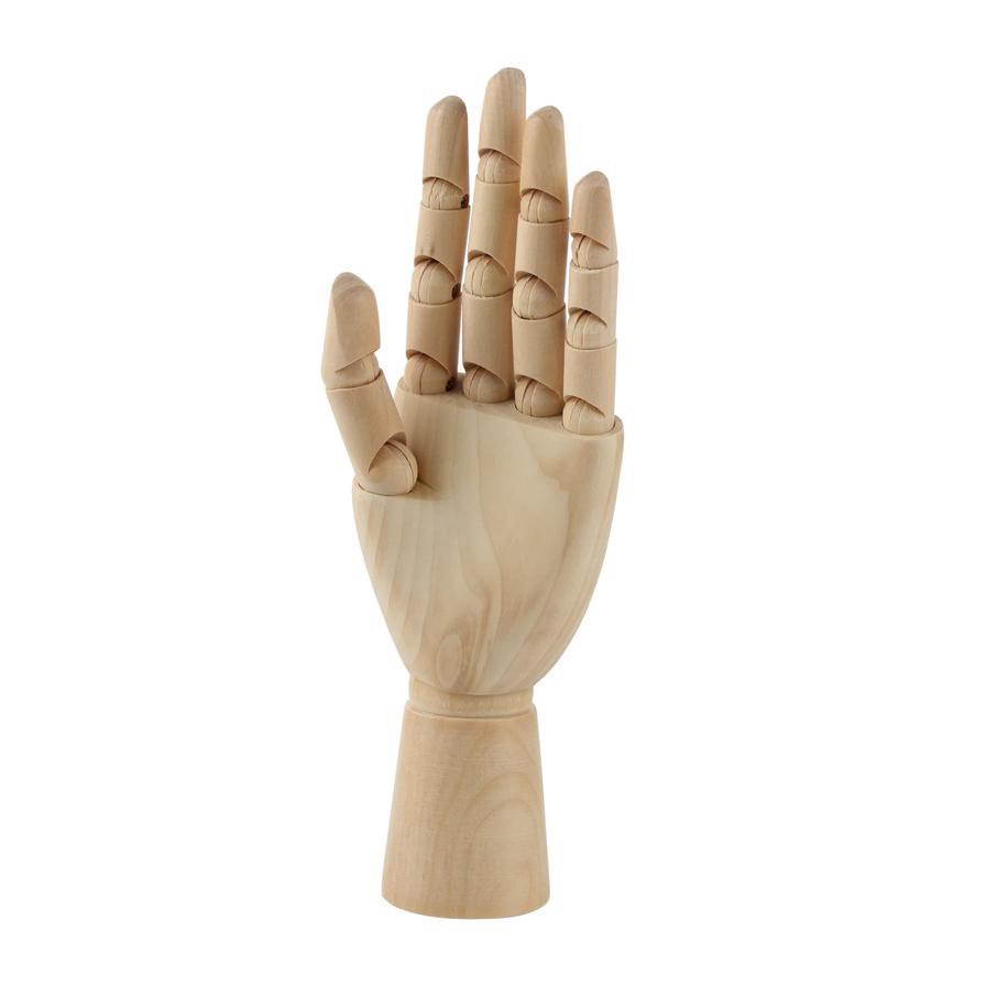 Mont Marte Wooden Left Hand Drawing Mannequin (7.50 x 25.4 cm)