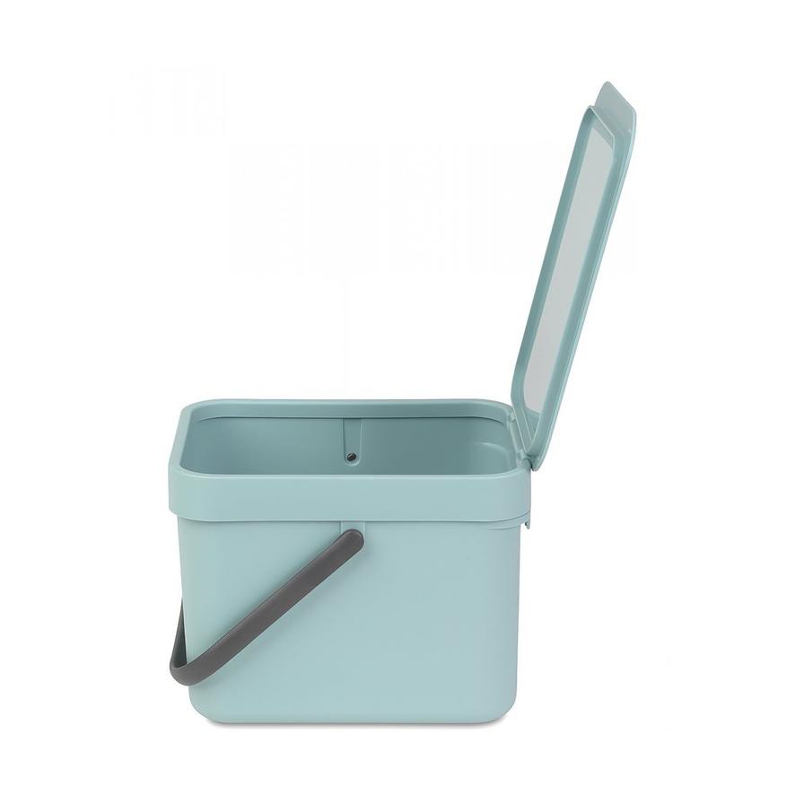 Brabantia Sort & Go Waste Bin (6 L, Green)