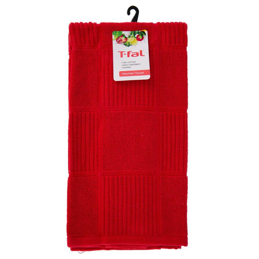 Tefal Kitchen Towel (33 x 16.5 cm, Red)