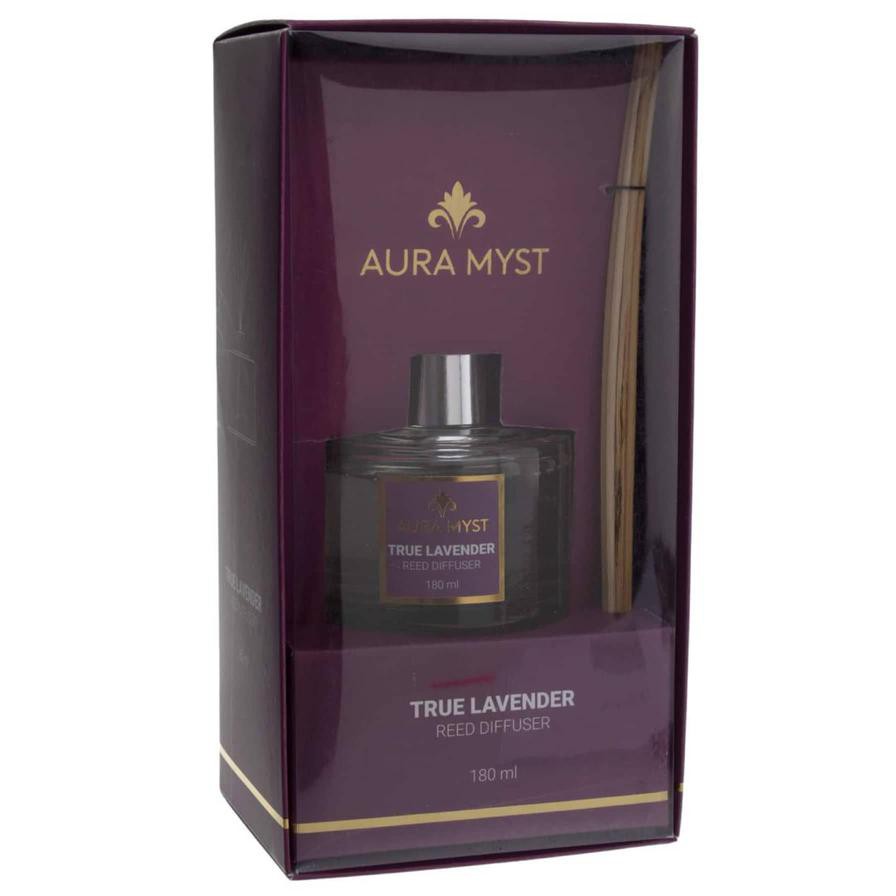 Aura Myst Reed Diffuser (180 ml, True Lavender)