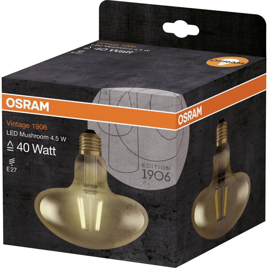 Osram Vintage Mushroom LED Light (4.5 W, Extra Warm White)