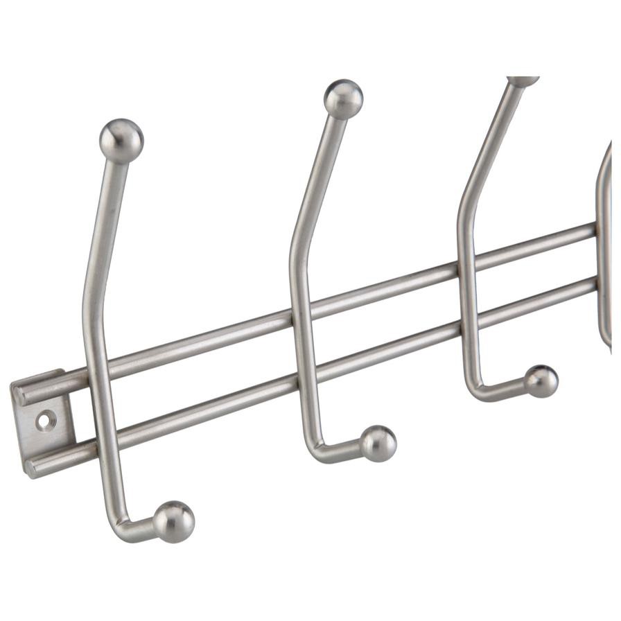 Hettich Stainless Steel Coat Rack (5 Hooks)