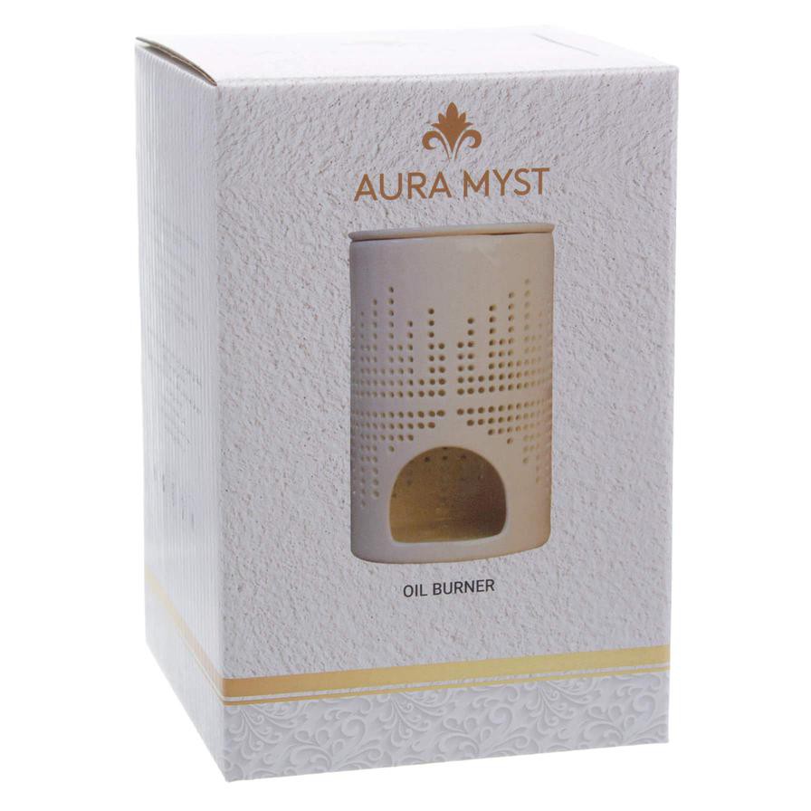 Aura Myst Ceramic Lamp Burner, AM2-104 (10.5 x 10.5 x 15.5 cm)