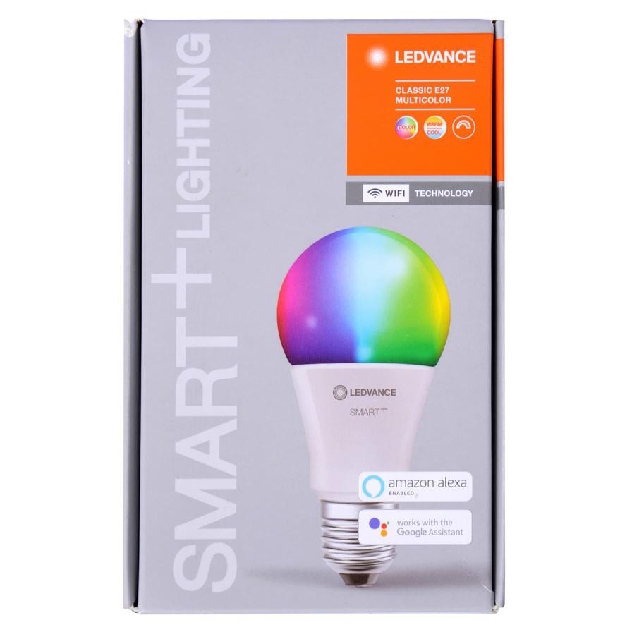 Ledvance Smart+ Wi-Fi Classic E27 LED Light (9 W, RGBW)