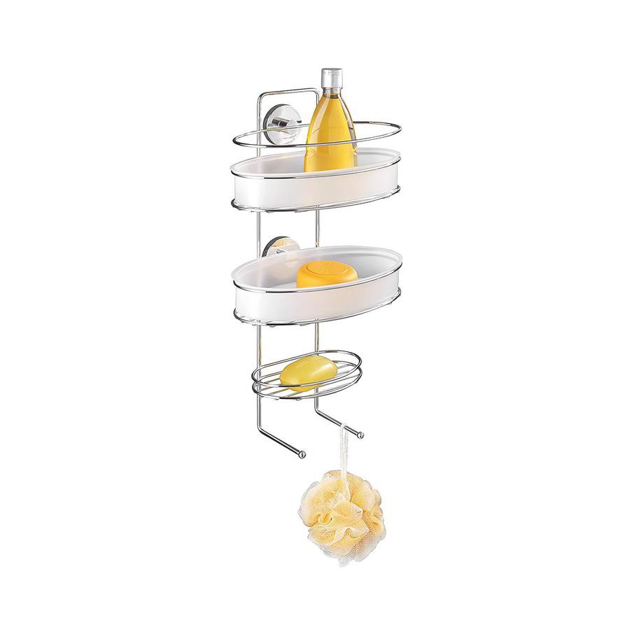 Wenko Milazzo 3-Tier Shower Rack (26.2 x 16 x 48.5 cm)