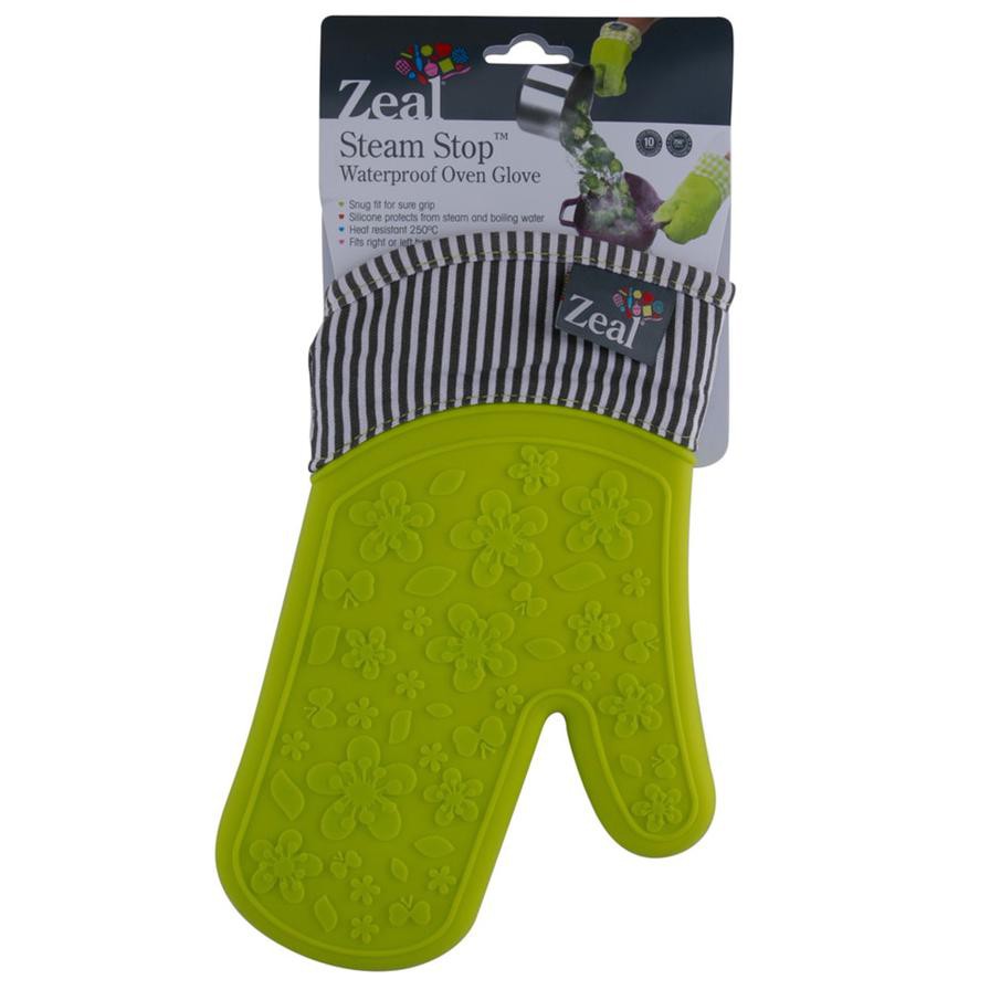 Zeal Stripes Steam Stop Waterproof Oven Glove