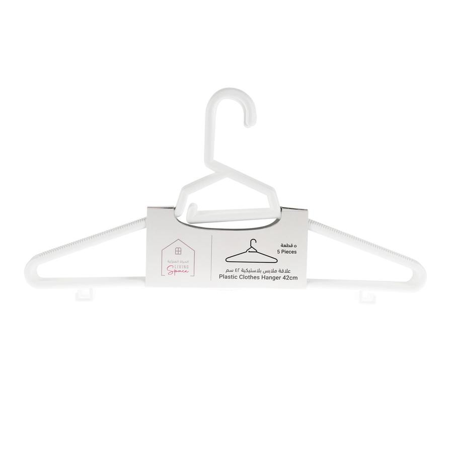 Plastic Hanger Pack (42 x 1.5 x 21.5 cm, 5 Pc.)