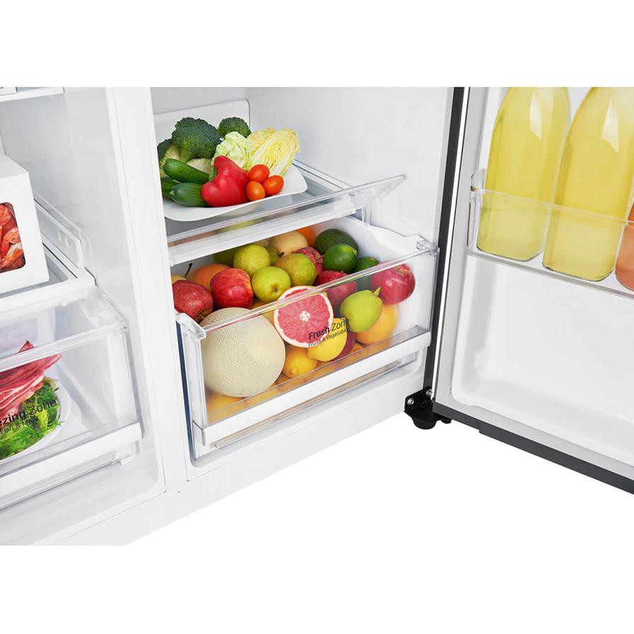 LG Side-By-Side Refrigerator, GR-B257KQDV (627 L)