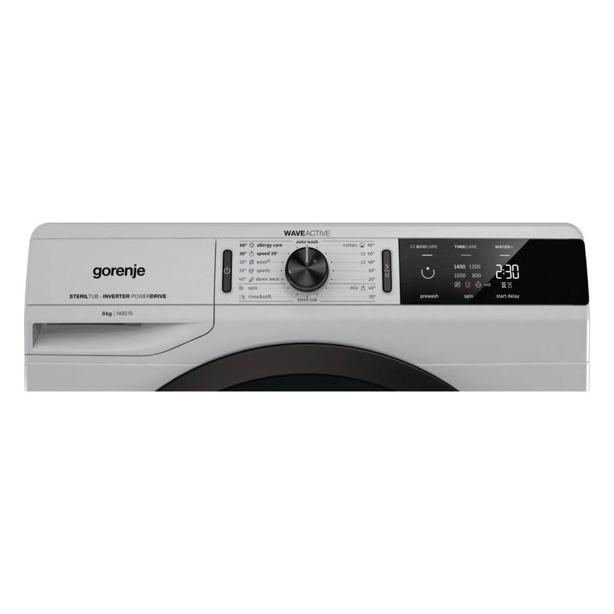 Gorenje 8 Kg Freestanding Front Load Washing Machine, WEI843A (1400 rpm)