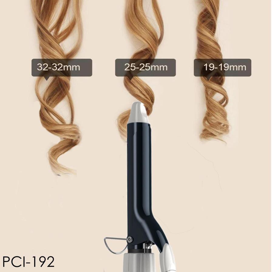 Crownline Corded Curling Iron, PCI-192 (45 W)