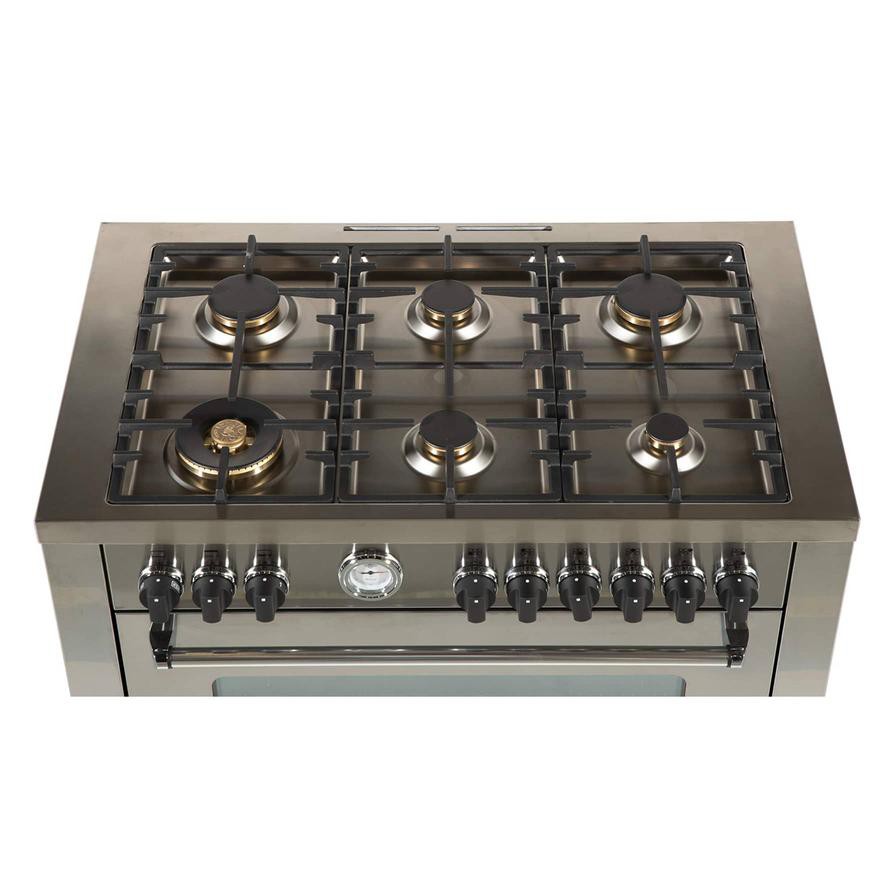 Bertazzoni Master Series Freestanding 6-Burner Gas Cooker, MAS1006GGVLXE (100 x 60 x 85 cm)