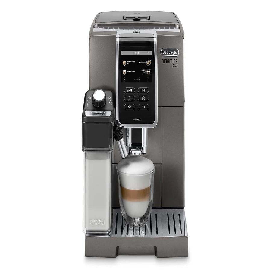 DeLonghi Dinamica Plus Automatic Coffee Machine, ECAM370.95.T (1.8 L)