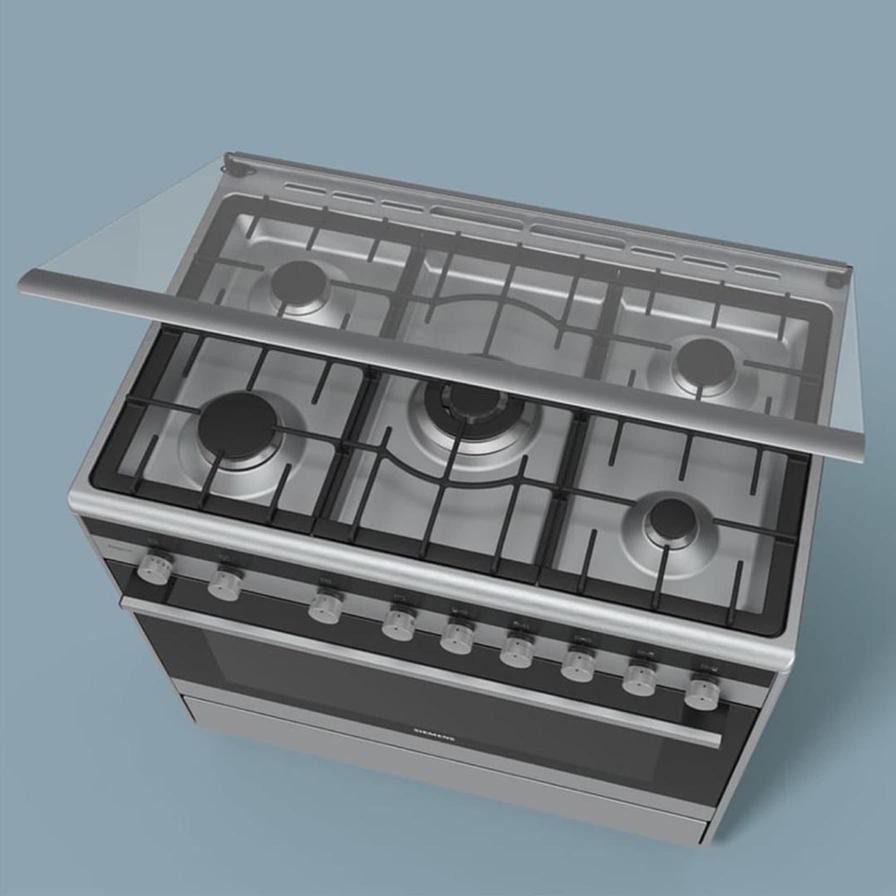 Siemens iQ100 Freestanding 5-Burner Gas Cooker, HG73G6357M (60 x 90 x 85 cm)