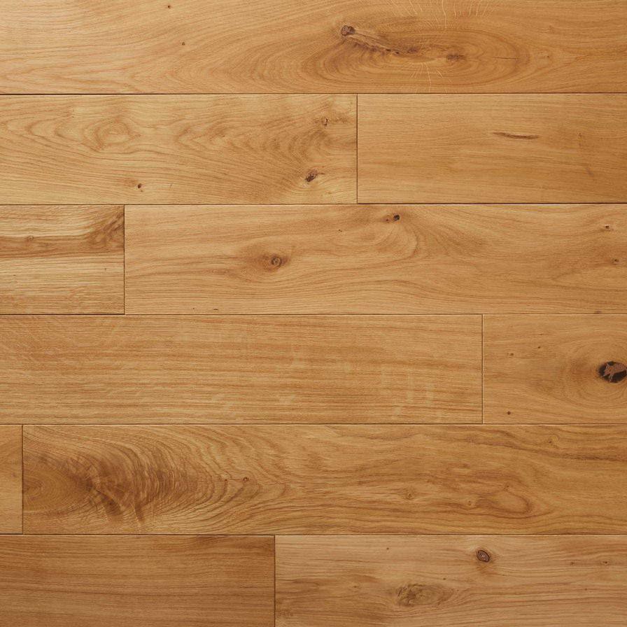 GoodHome Visby Matt Oak Solid Wood Flooring Pack (1200 x 150 x 15 mm)