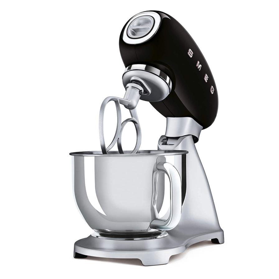 SMEG 50s Retro Style Stand Mixer, SMF02BLUK (800 W)