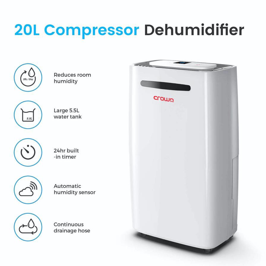 Crownline Dehumidifier, MD-231 (5.5 L, 220 V)