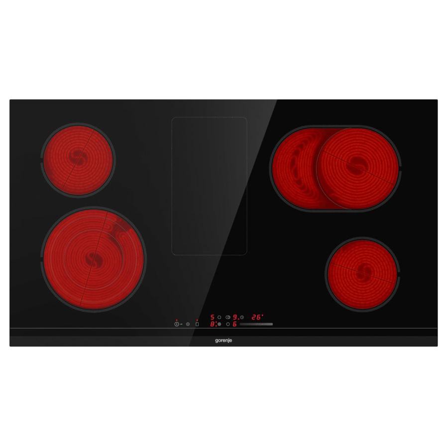 Gorenje Built-In 5 Zones Ceramic Hob, ECS959BCSC (90 x 4.7 x 52 cm)