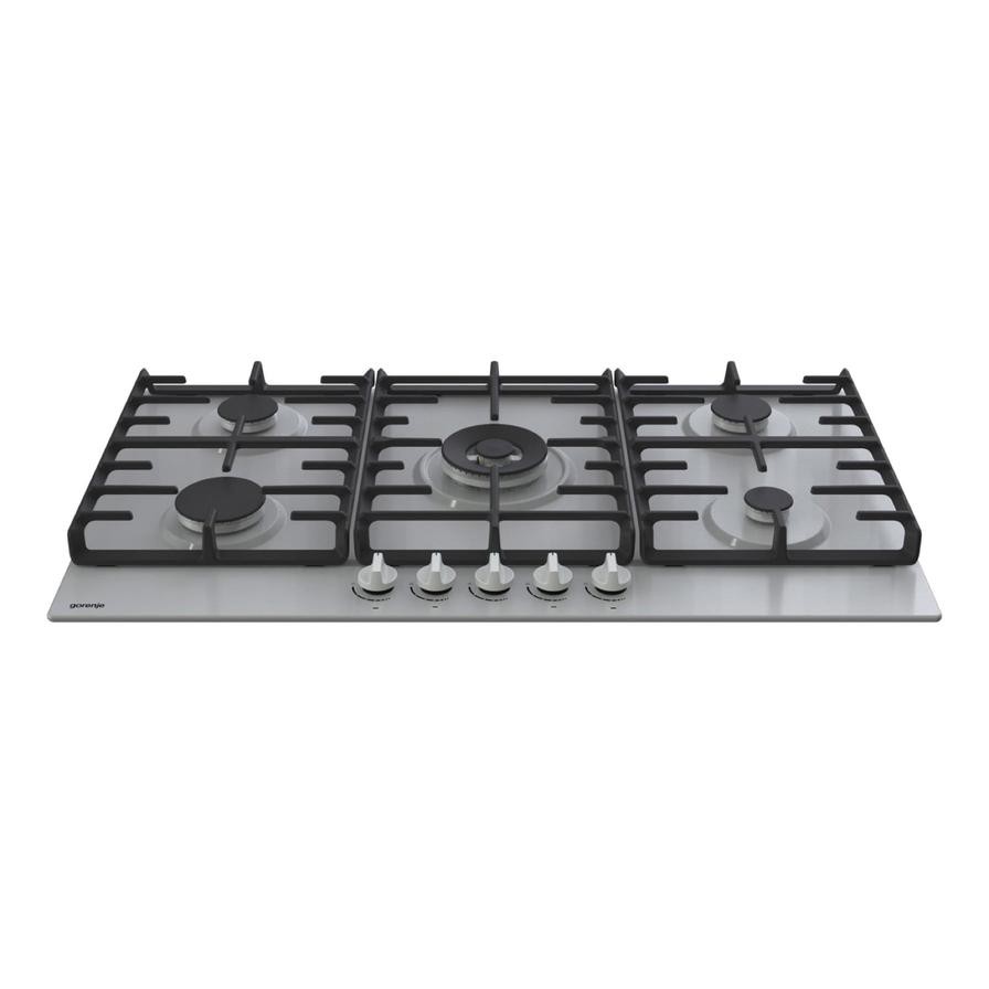 Gorenje Built-In 5-Burner Gas Hob, GW9C51X (90 x 13.2 x 52 cm)