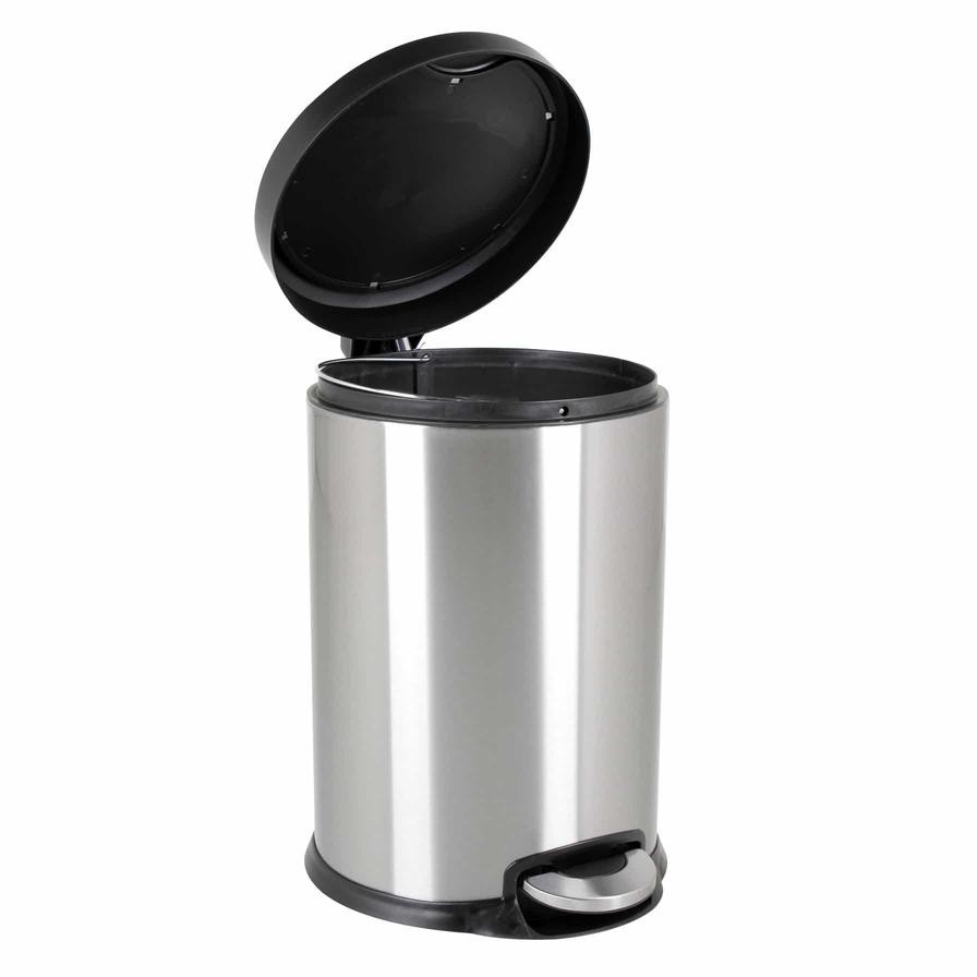 Orchid Stainless Steel Pedal Dustbin (20 L, 27 x 40.9 x 40.1 cm)