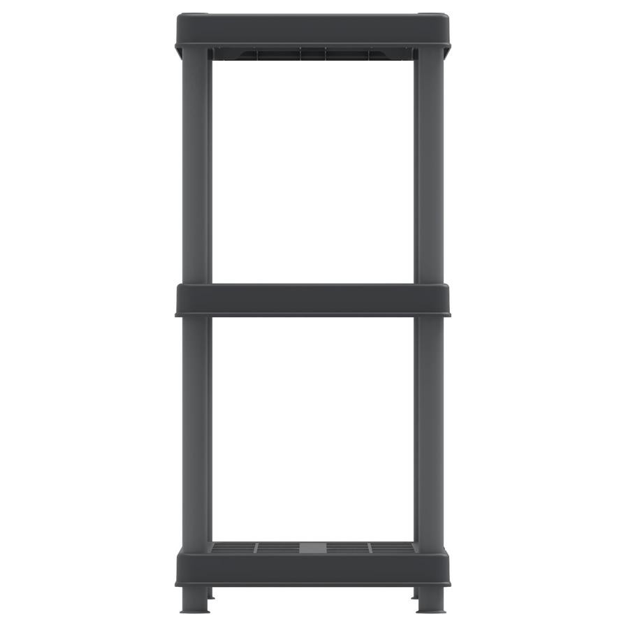 Cosmoplast Plastic 3-Tier Shelving Rack (90 x 45 x 98 cm)