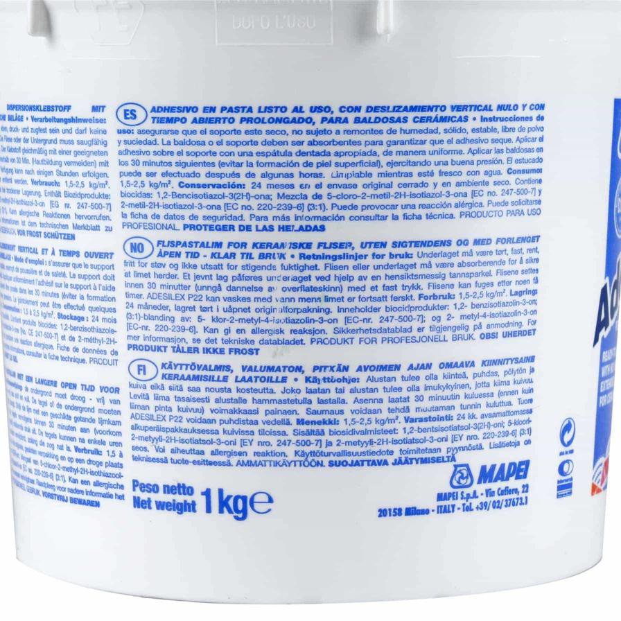 Mapei Adesilex P22 Adhesive Paste (1 kg)