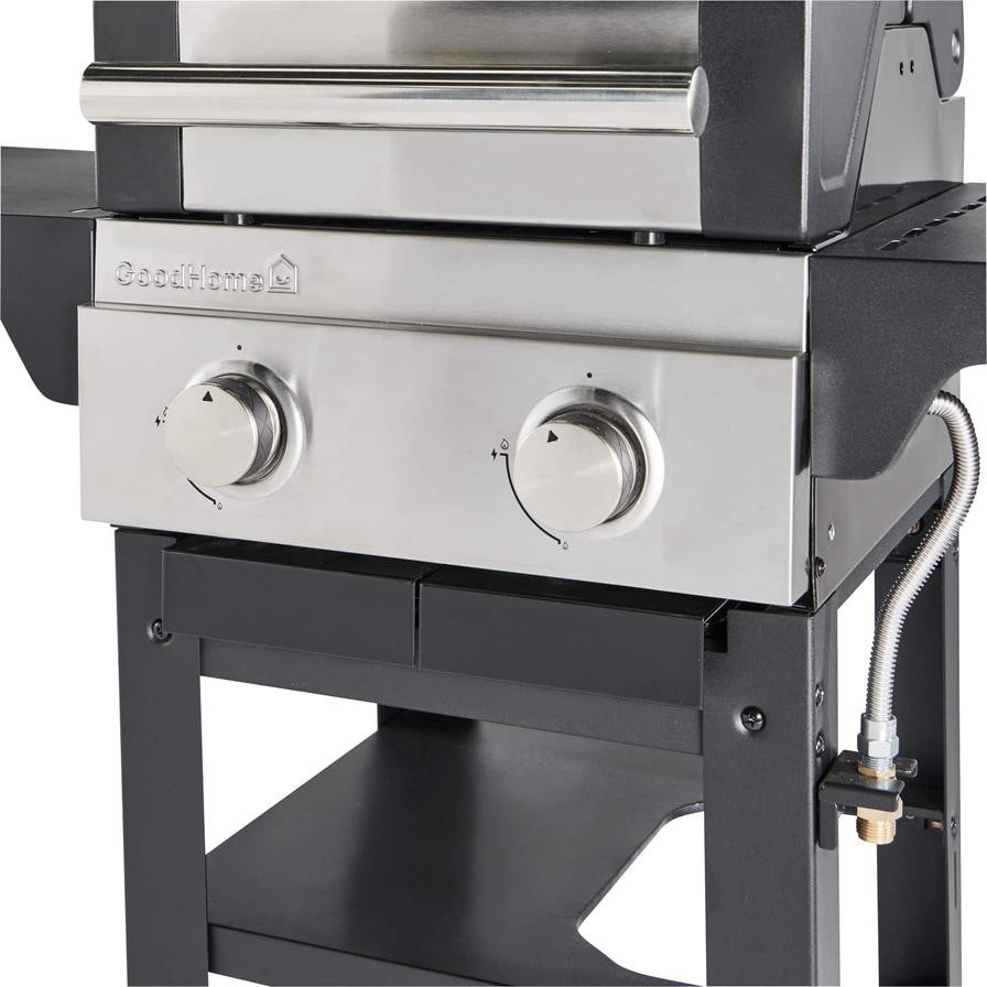 GoodHome Owsley 2-Burner Gas BBQ