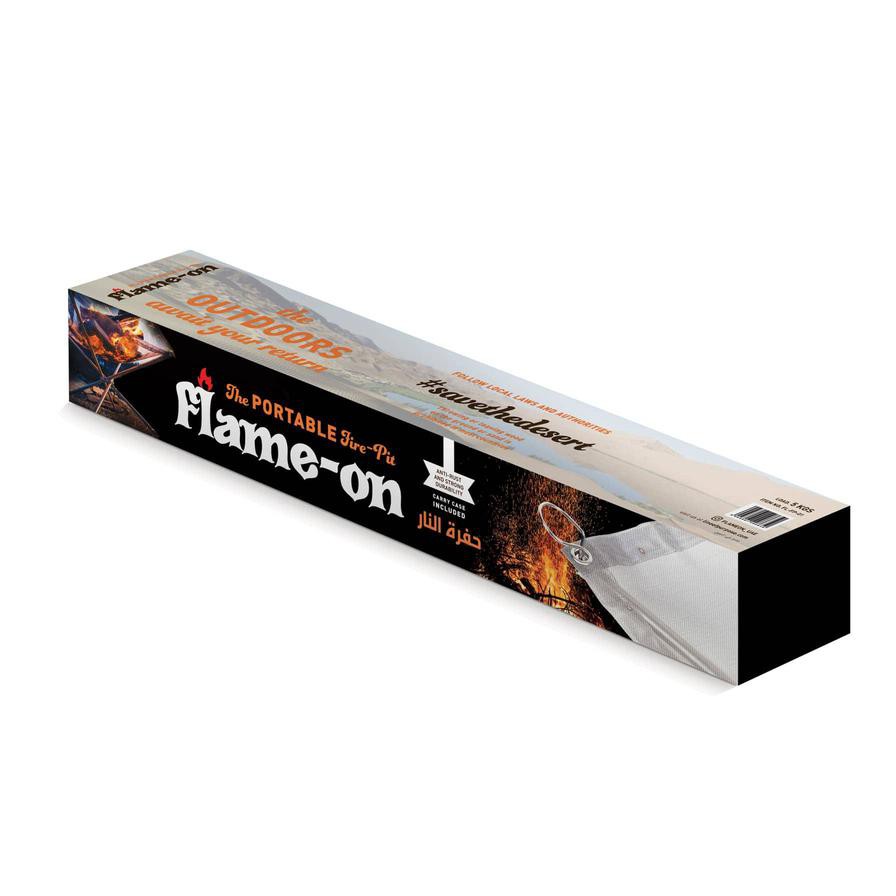 Flame On Portable Fire Pit (42 x 42 x 32 cm)