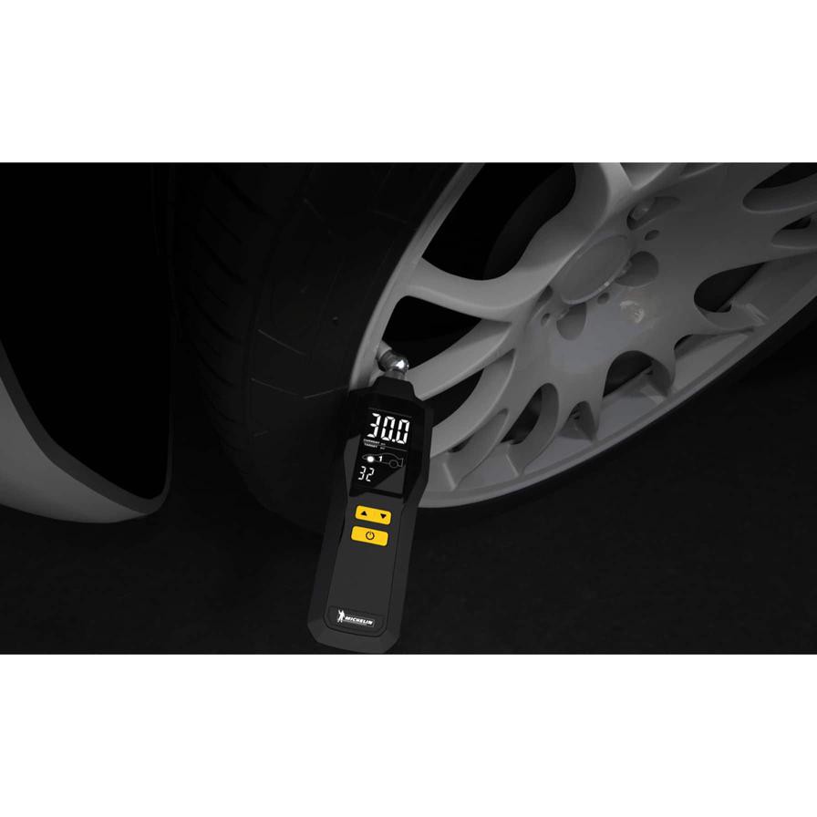 Michelin Programmable Digital Tire Pressure Gauge W/Bleed Valve