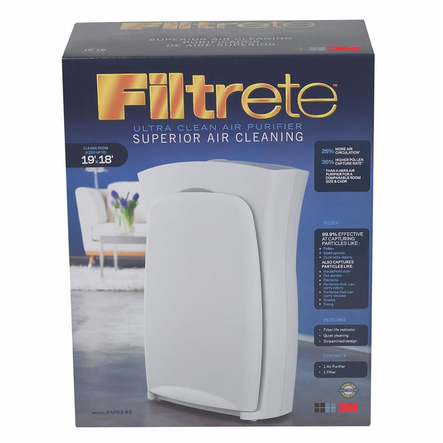 3M Filtrete Ultra Clean Air Purifier, FAP03-RS-2C-A