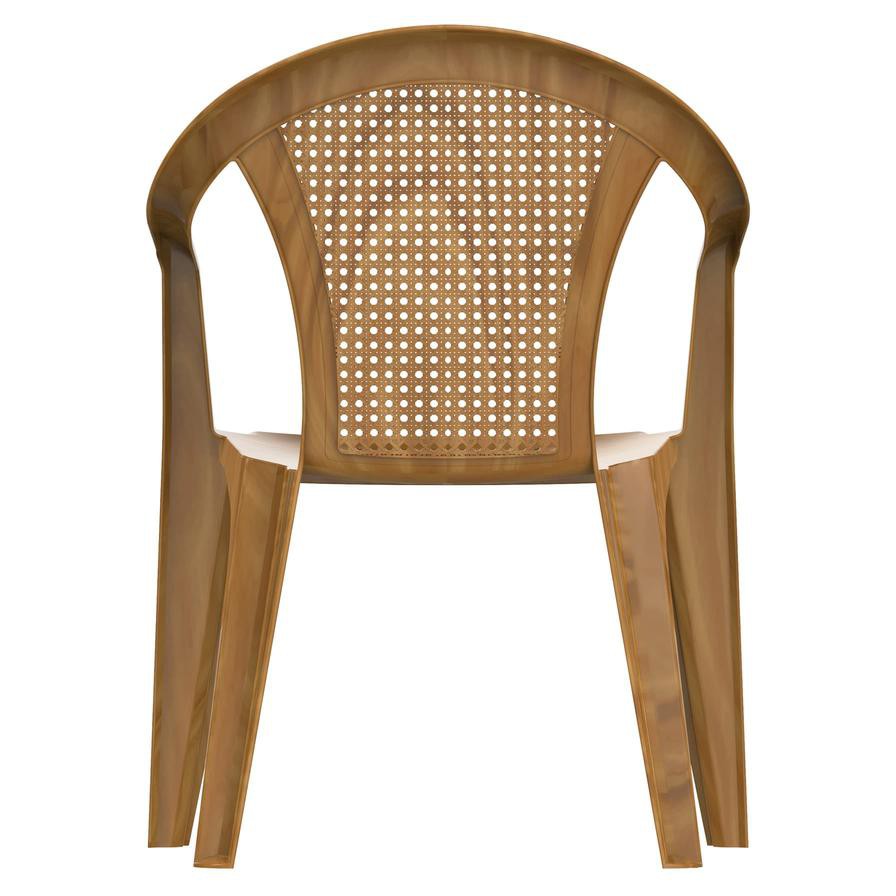 Cosmoplast Plastic Bamboo Armchair (63 x 58 x 81 cm)