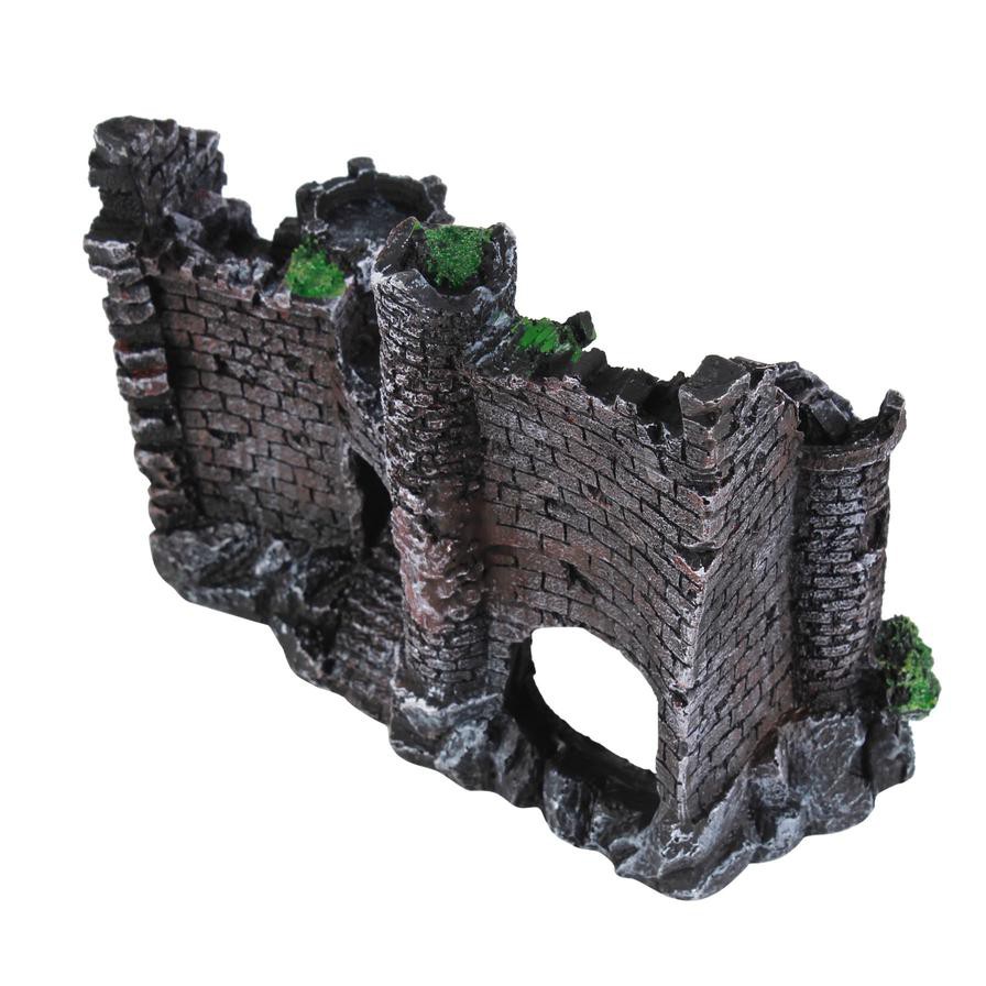 Foshan Artificial Resin Castle Ornament Aquarium Decoration