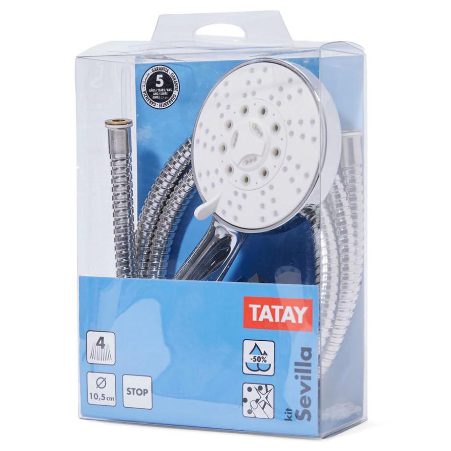 Tatay Sevilla Hand Showerhead (10.5 x 4.1 x 23.5 cm)