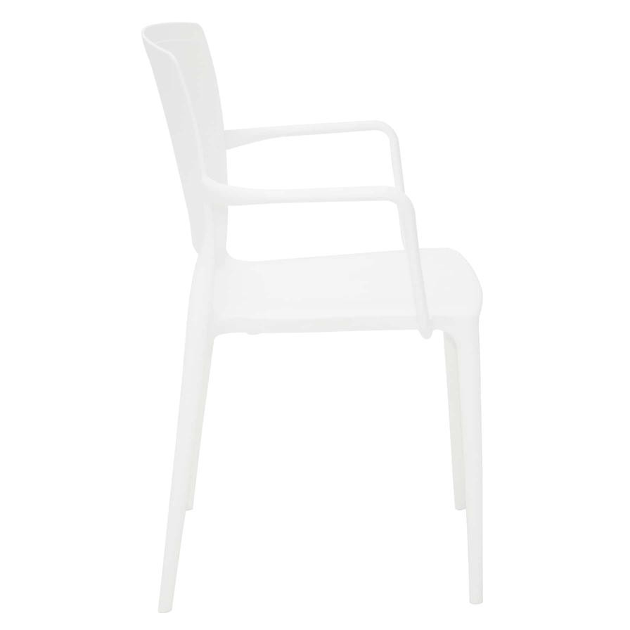 Tramontina Sofia Summa Polypropylene & Fiberglass Closed Backrest Armchair (59 x 84.5 x 50.5 cm)