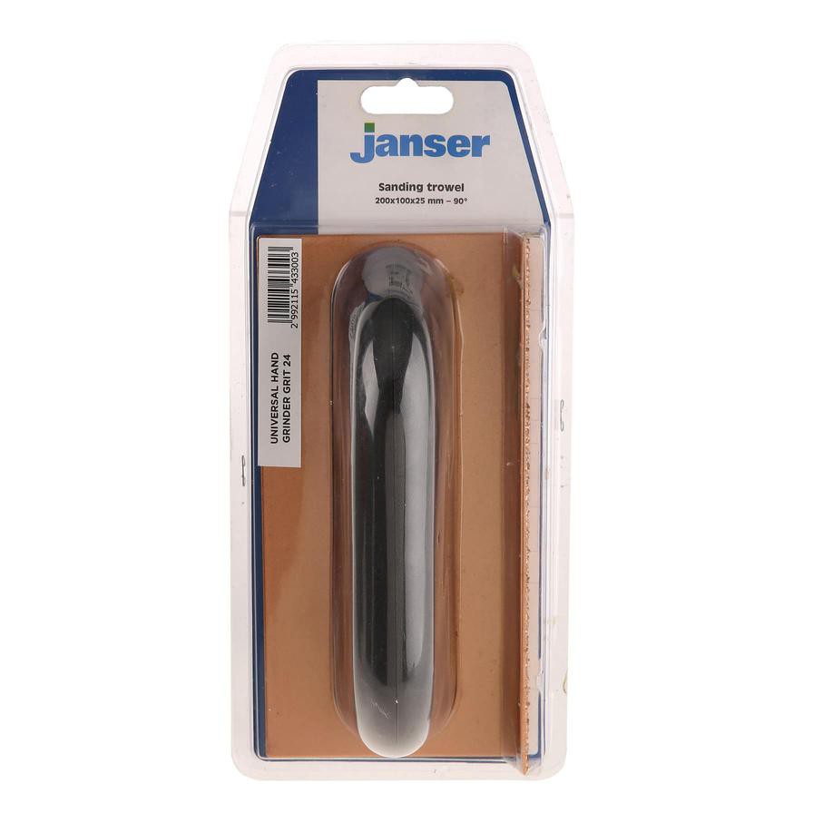 Janser Universal Hand Grinder (20 x 10 x 2.5 cm, Grit 24)