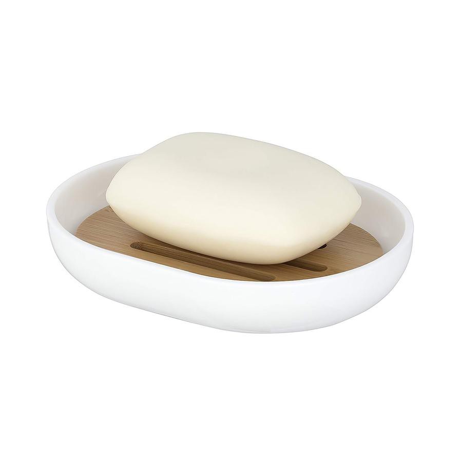 Wenko Posa Soap Dish (12.4 x 9.4 x 2.5 cm, White)