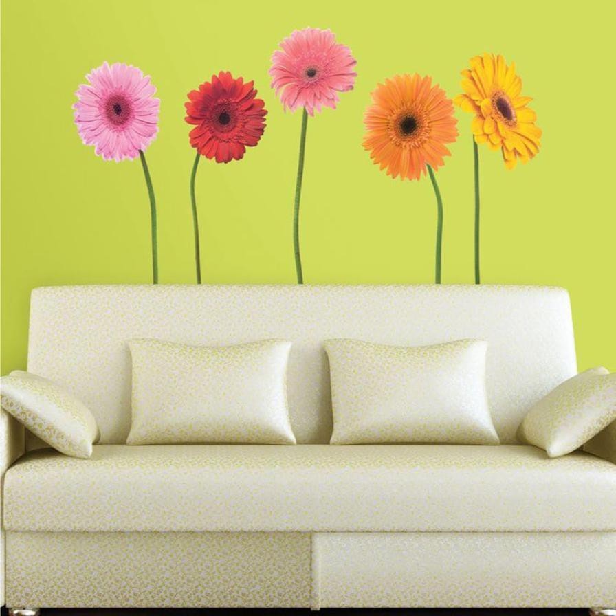 Roommates Gerber Daisies Wall Decal (279 x 18 cm)