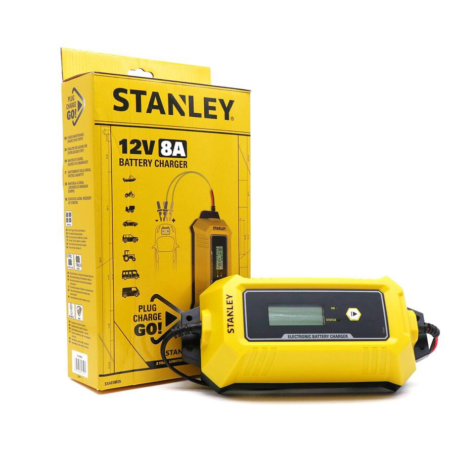 Stanley Battery Charger W/Power Supply Mode & Maintainer (12 V, 5-250 Ah)